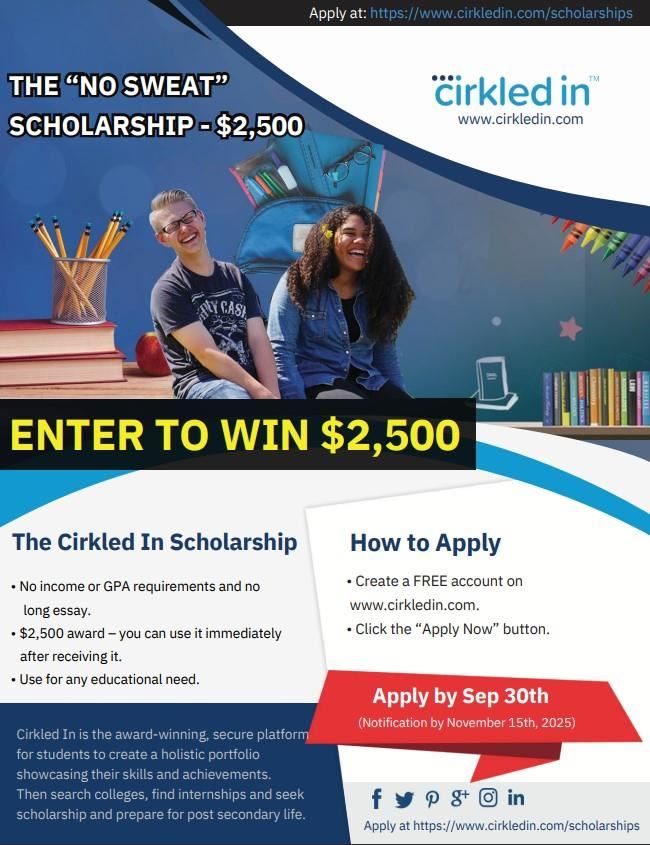 Cirkled-In Scholarship Q3 2025
